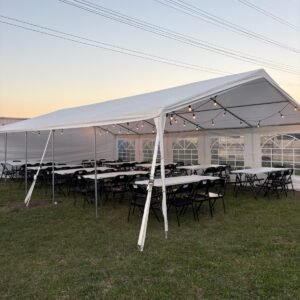 20x20 White Event Tent Rental