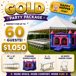 Gold Party Package Rental